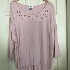 Pink Stretchy Blouse from Old Navy